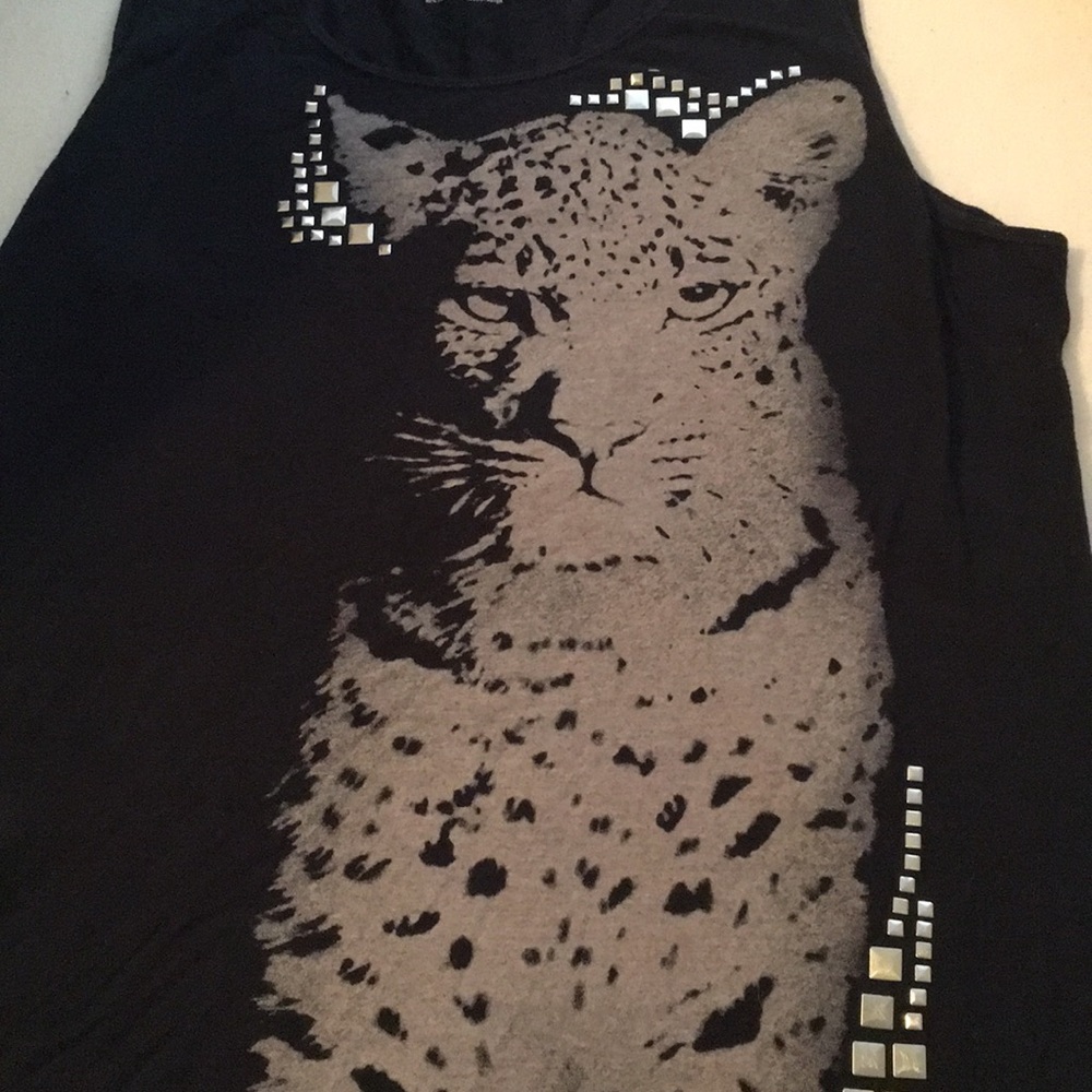 Leopard tank top.